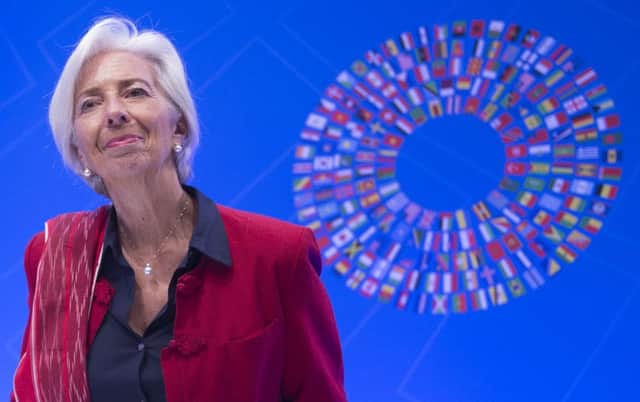 IMF chief Christine Lagarde has been linked to the Threadneedle Street vacancy. Picture: Andrew Cabalerro-Reynolds/Getty