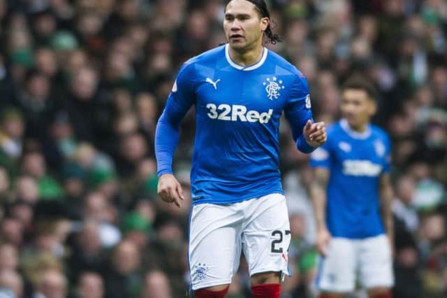 Carlos Pena in action for Rangers. picture: SNS/Ross MacDonald