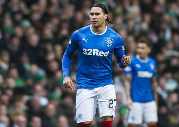 Carlos Pena in action for Rangers. picture: SNS/Ross MacDonald