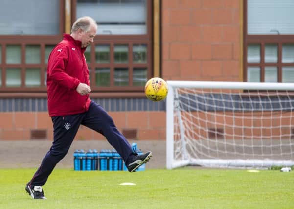 Rangers assistant manager Jimmy Nicholl is aiming for second place. Picture: Craig Williamson/SNS