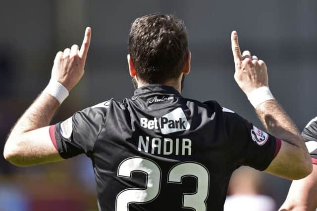 Nadir Ciftci scored twice on his last appearance for Motherwell. Picture: SNS