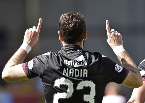 Nadir Ciftci netted twice as Motherwell defeated Hamilton. Picture: SNS