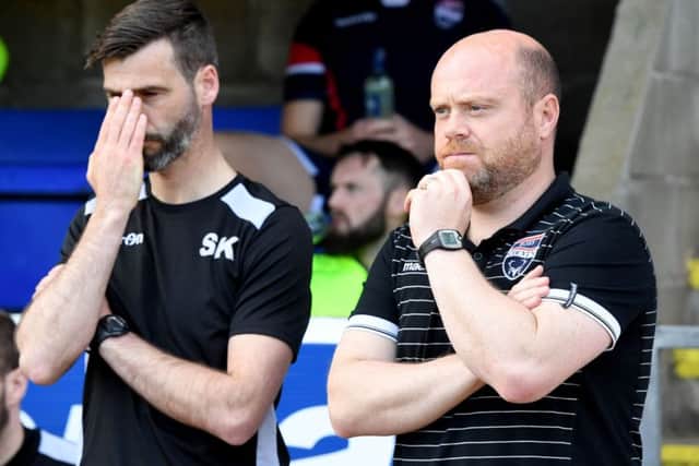 Co-managers Stuart Kettlewell and Steven Ferguson vow to face the challenges ahead. Picture: SNS.