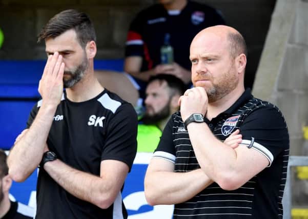 Co-managers Stuart Kettlewell and Steven Ferguson vow to face the challenges ahead. Picture: SNS.