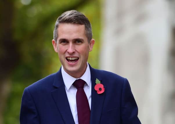 Defence Secretary Gavin Williamson will say the investment in UK nuclear submarines shows the Government's 'unwavering commitment to keeping the UK safe and secure from intensifying threats'. Picture: David Mirzoeff/PA Wire