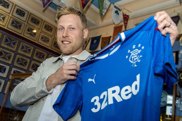 Rangers new boy Scott Arfield has signed a four-year deal. Picture: Bill Murray/SNS