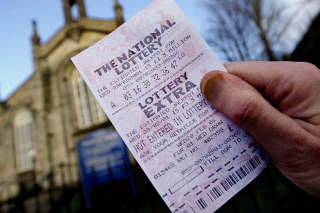 A lottery ticket.