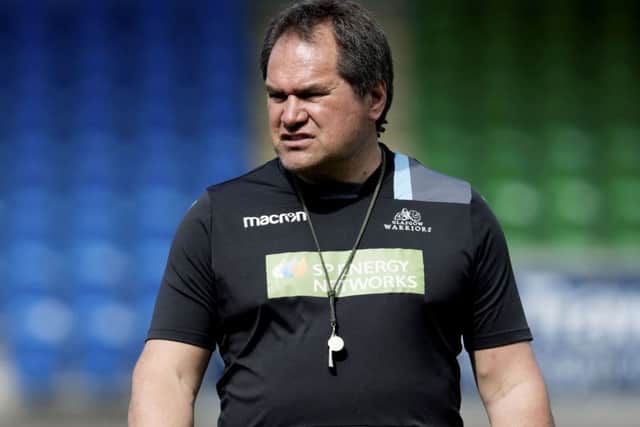 Glasgow Warriors head coach Dave Rennie. Picture: Craig Foy/SNS