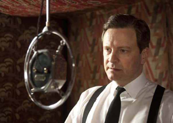 Colin Firth as George VI in The Kings Speech, which was set after the RSGS event. Picture: contributed