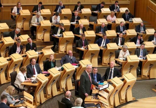 Scottish Brexit Minister Michael Russell speaks during a Scottish Government debate on legislative consent to the EU Withdrawal Bill at the Scottish Parliament in Edinburgh. (Picture: PA)