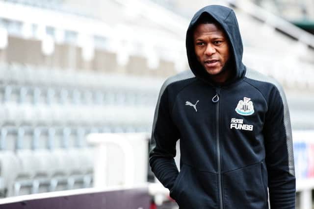 Chancel Mbemba is expected to leave Newcastle over the summer. Picture: Getty Images