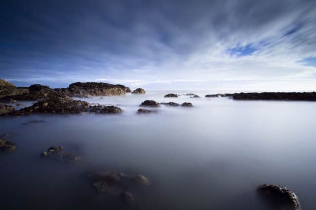 Rocks in Catterline Bay, Catterline, Scotland