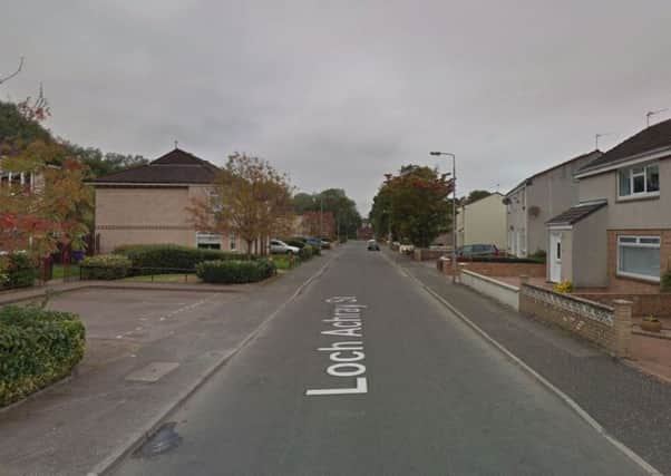 The attack happened in Loch Achray Street, Sandyhills on Sunday morning. Picture: Google Maps