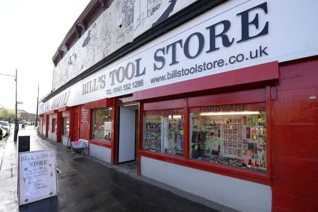 The old tools are stored in a room upstairs at the Bill's Tool Store in Glasgow. Picture: SWNS