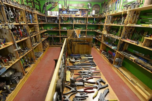 The collection of tools spanning the past two centuries are stored in a "secret museum".  Picture: SWNS