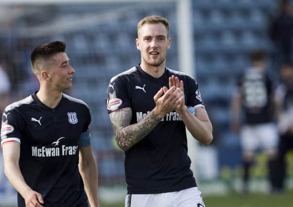 Kevin Holt, right, will be released by Dundee after the conclusion of his contract. Picture: SNS