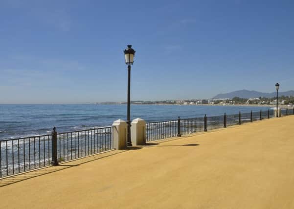 The Promenade is one of the highlights of Marbella