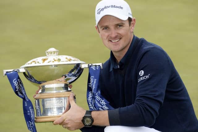 Justin Rose is returning to the Scottish Open, a tournament he won in 2014 at Royal Aberdeen. Picture: Gary Hutchison/SNS