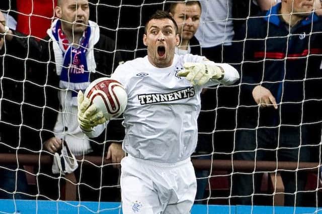 Allan McGregor in action for Rangers in 2011. Picture: Ian Georgeson