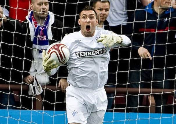 Allan McGregor  in action for Rangers in 2011. Picture: Ian Georgeson