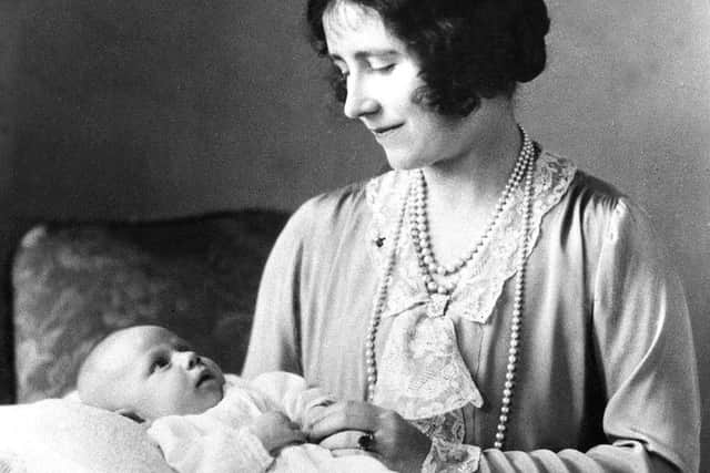 The Queen Mother with the infant Princess Margaret. Picture: Rex/Shutterstock