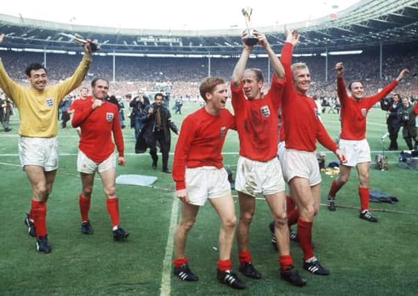 It's definitely all over now: England celebrate winning the 1966  World Cup final (Picture: Allsport Hulton/Archive)