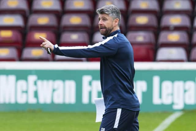 Stephen Robinson concedes his Motherwell side will lose the cup final if they go 'toe-to-toe' with Celtic. Picture: SNS