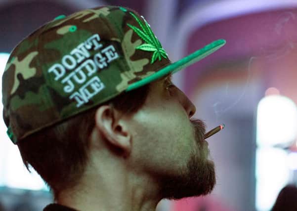 Cannabidiol, found in cannabis plants, can help overcome nicotine addicition. Picture: Jason Connolly / AFP)