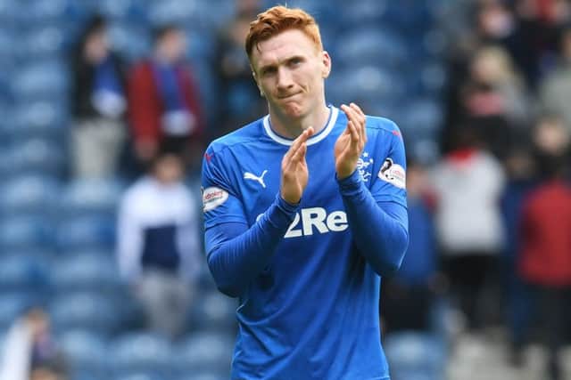 David Bates will be playing his football at the Volkparkstadion from next season. Picture: SNS Group