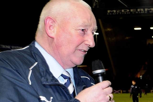 Current Raith fans rep, Gordon Adamson. Pic: Tony Fimister