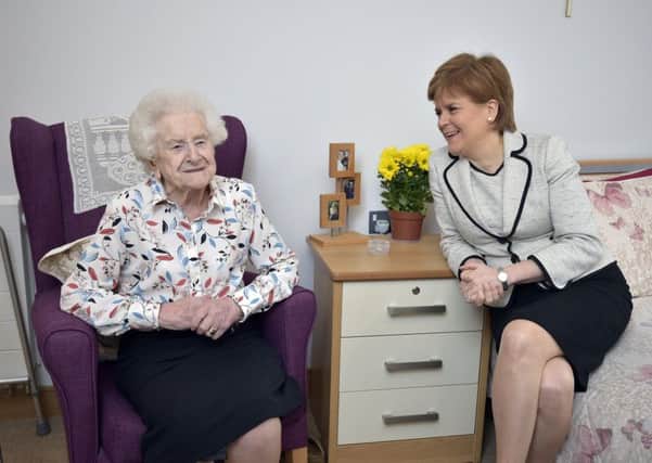 First Minister Nicola Sturgeon opened the Royal Blind and Scottish War Blindeds new care home, Jennys Well in Paisley, which offers specialised support, but more of these facilities will be needed