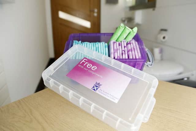 Sanitary products are to be introduced free at the Scottish Parliament building in Edinburgh. Picture: Andrew Cowan/Scottish Parliament/PA Wire