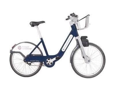 First view of the Edinburgh bikes in their cobalt blue livery. Picture: Serco