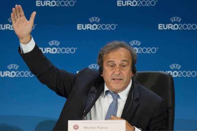 Michel Platini claimed a 'little trickery' was used to increase the chances of a France-Brazil final. Picture: PA