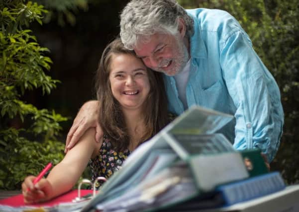 Andy Merriman with his daughter Sarah