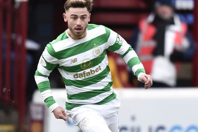Patrick Roberts in action for Celtic. Picture: Rob Casey
