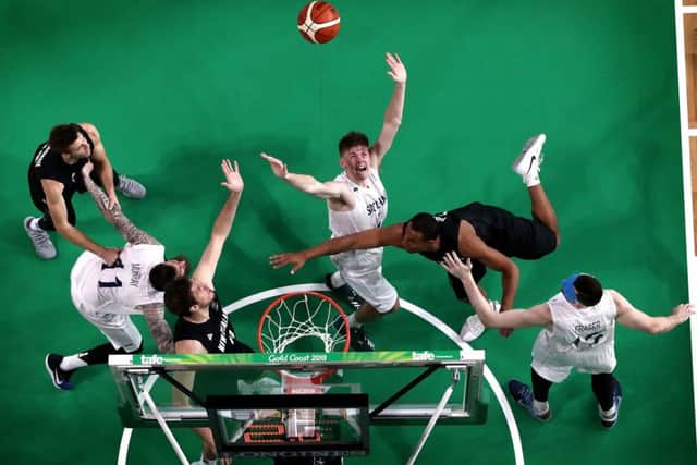 Scotland played New Zealand for the bronze at this years Commonwealth Games, but basketball funding has been withdrawn. Photograph: Getty Images