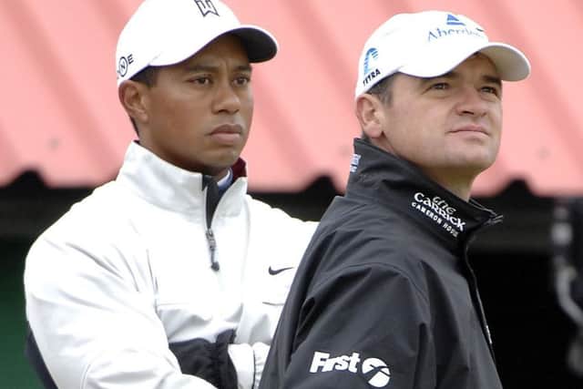 Tiger Woods' rise up the rankings has been 'amazing' says Paul Lawrie. Picture: Ian Rutherford.
