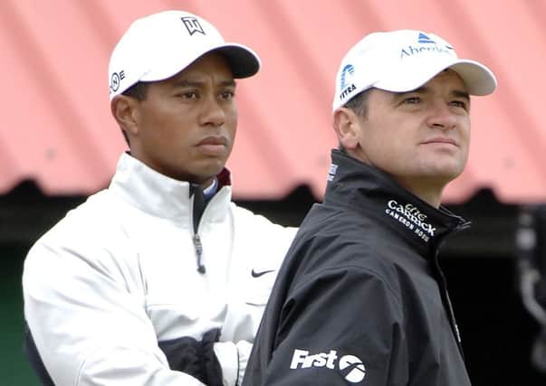 Tiger Woods' rise up the rankings has been 'amazing' says Paul Lawrie. Picture: Ian Rutherford.