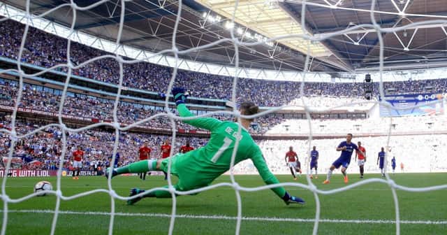 Chelsea's Eden Hazard scores from the sport. Picture: Nick Potts/PA Wire