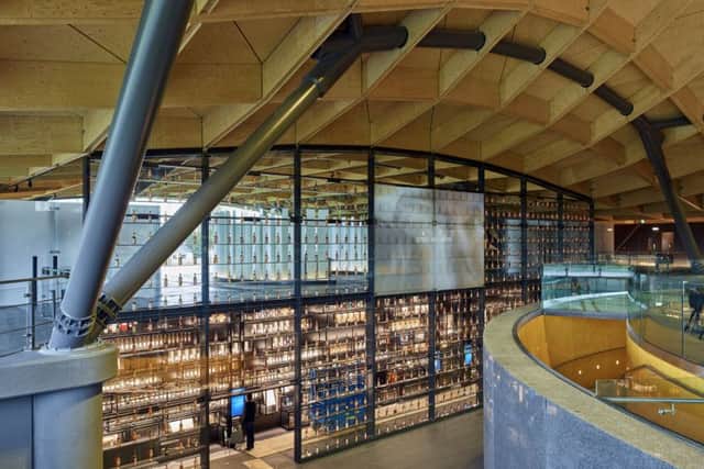 The lofty interior of the visitor centre. Picture: Mark Power and Ian Gavan