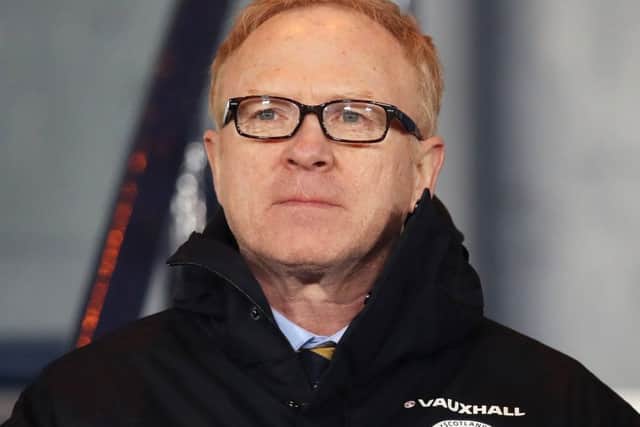 Scotland manager Alex McLeish