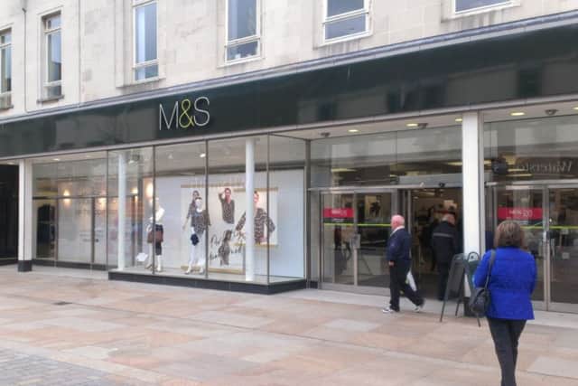 Kirkcaldy's High Street store has avoided the axe as M&S announced more than 100 of its shops are to close.