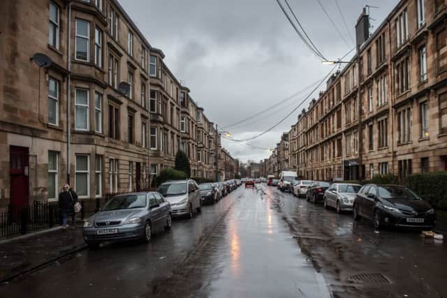 The number of households has risen in each of Scotland's council areas, including Glasgow. Picture: John Devlin