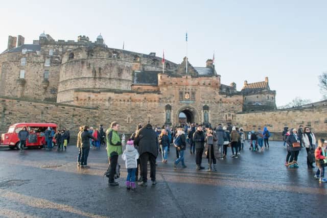 Edinburgh Castle has been named the fourth best UK landmark by TripAdvisor. Picture: Ian Georgeson