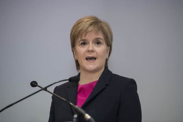 Nicola Sturgeon said yesterday the report would not shy away from Scotlands challenges. Picture: John Devlin