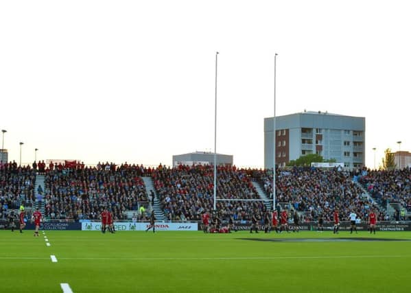 The 4G surface at Scostoun during the PRO14 semi-final clash. Picture: SNS Group