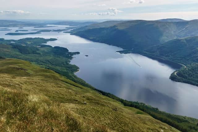 Loch Lomond viewed from Ben Lomond with the lost settlements found west of the water, from the shoreline through Arrochar. PIC: Creative Commons