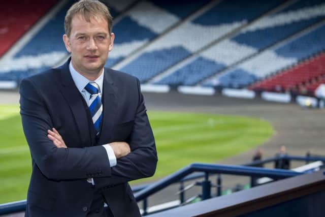 New SFA Chief Executive Ian Maxwell is unveiled to the media. Picture: SNS Group