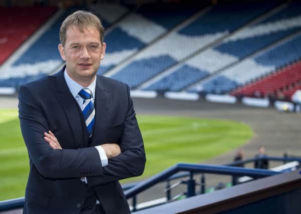 New SFA Chief Executive Ian Maxwell is unveiled to the media. Picture: SNS Group